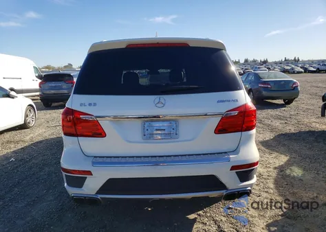 2014 Mercedes-Benz Gl 63 Amg из США, поврежденный, VIN 4JGDF7EE7EA395403